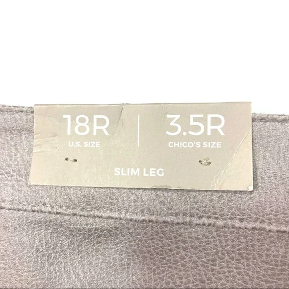 Chico's Light Gray Skinny Pants - Picture 7 of 10
